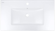 Umywalka ceramiczna wpuszczana biała 81,5x47 Tubo Deante