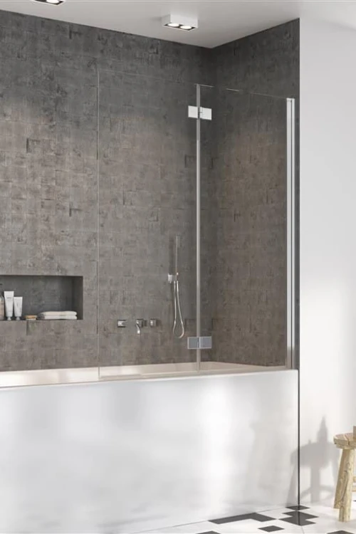 Parawan nawannowy Radaway Nes 8 PND I prawy chrom