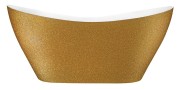 Wanna wolnostojąca Besco VIYA GLAM 160x70 złota