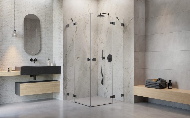 Kabina prysznicowa Essenza Pro Brushed GunMetal KDD Radaway