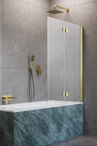 Parawan nawannowy Radaway Nes Brushed Gold PND I prawy