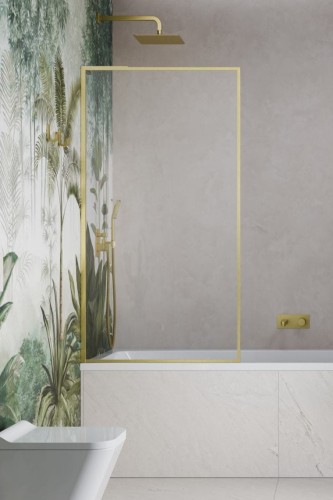 Parawan nawannowy Radaway Modo F SL Brushed Gold PNJ II lewy