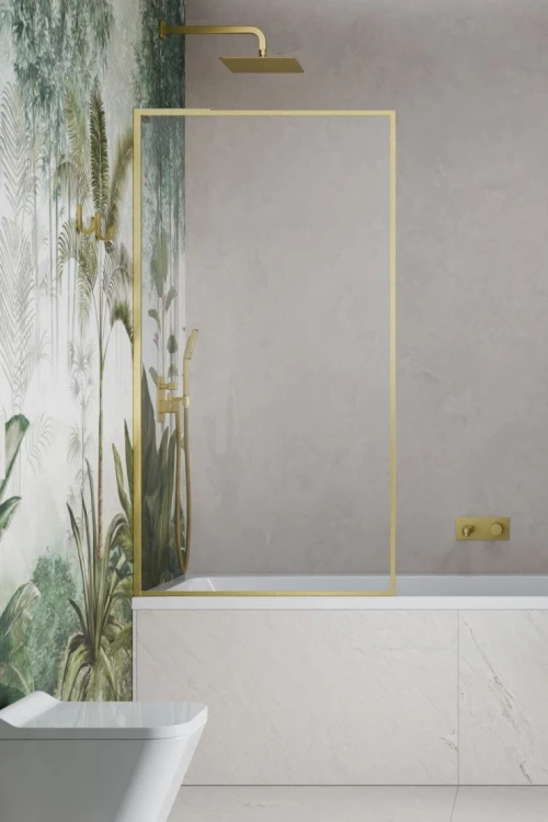 Parawan nawannowy Radaway Modo F SL Brushed Gold PNJ II lewy