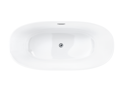 Wanna wolnostojąca corsan salina 170 x 72 cm korek klik-klak chrom