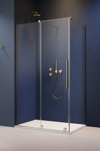 Kabina prysznicowa Furo Brushed Gold KDJ Radaway lewa