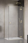 Kabina prysznicowa Radaway Essenza 8 Brushed Gold KDJ prawa