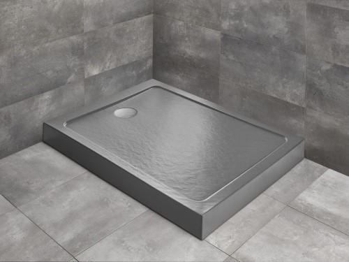 Brodzik prostokątny Radaway Doros F Compact 150x90 Stone antracytowy