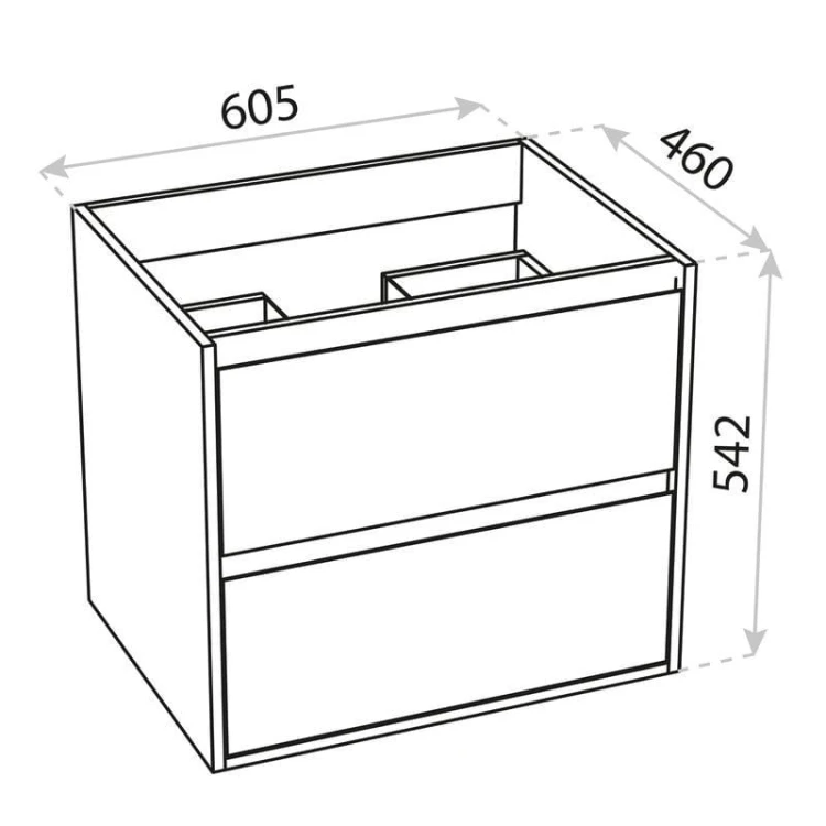 Szafka wisząca Minnesota Wood 600 Lavita