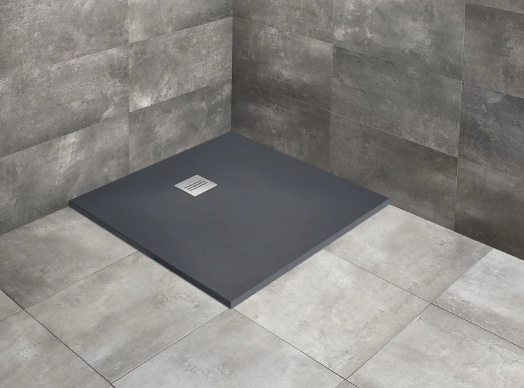 Brodzik kwadratowy Kyntos C 90x90 antracytowy Radaway
