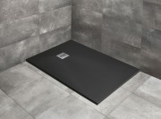 Brodzik czarny prostokątny Kyntos F 110x80 Black Radaway