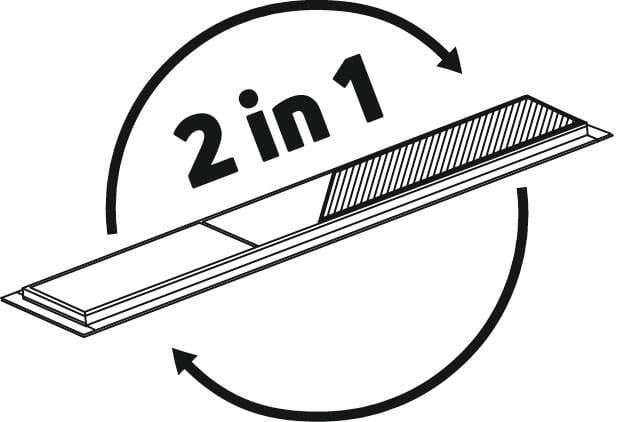 Odpływ liniowy podłogowy 90 cm odwracalny Deante KOS 009D