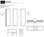 Parawan nawannowy składany Sajno 120x150 chrom Ad Naturalnie