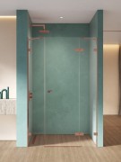 Drzwi prysznicowe New Trendy Eventa Copper Shine prawe czyste