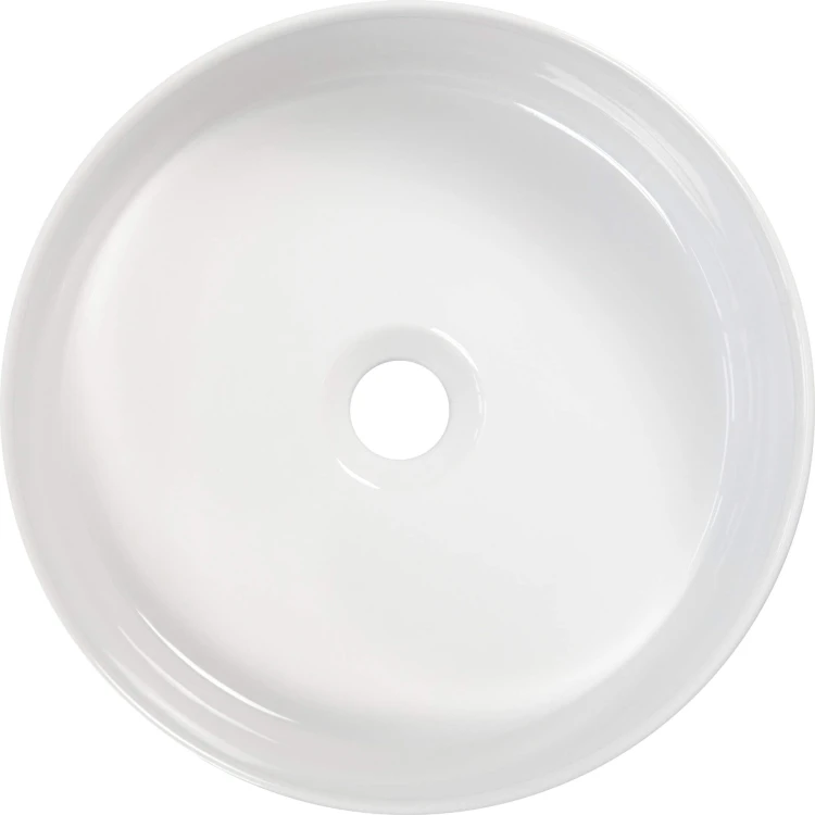 Umywalka nablatowa ceramiczna Silia Deante biała