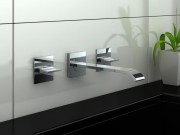 Bateria umywalkowa podtynkowa KOHLMAN Axis QW193N