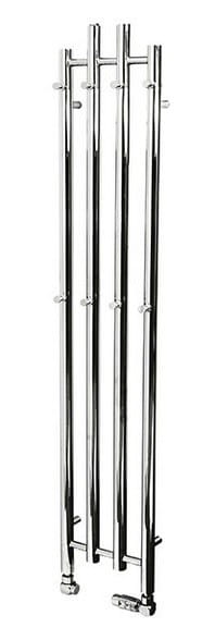 Grzejnik łazienkowy dekoracyjny Radeco Tubo 4 120x46cm chrom