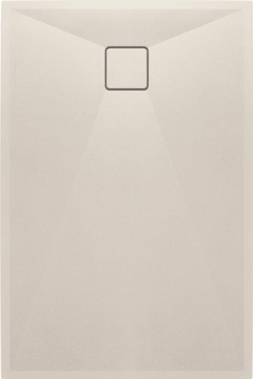 Brodzik granitowy prostokątny 100x70 beżowy Correo Deante