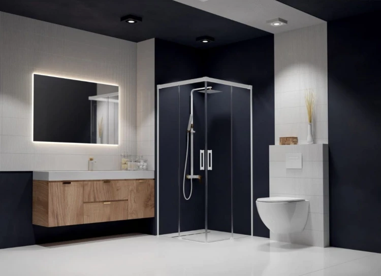 Kabina prysznicowa Radaway Idea White KDD 80x80x200,5 biała