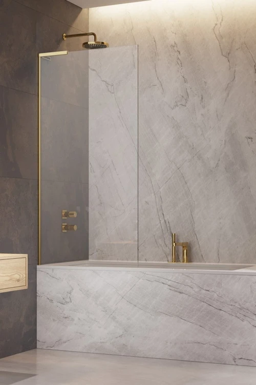 Parawan nawannowy Radaway Modo SL Gold PNJ II lewy