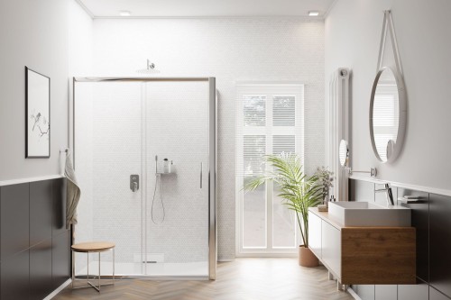 Bateria natryskowa podtynkowa z przełącznikiem natrysku Deante Agawa BQG_045P