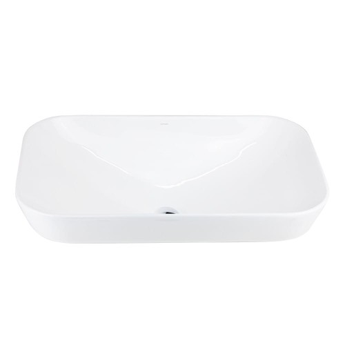 Umywalka nablatowa intero uc5580ch prostokątna 530x335x170 mm chromowany korek