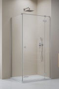 Kabina prysznicowa Radaway Essenza 8 Brushed Nickel KDJ prawa
