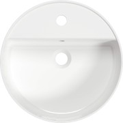 Umywalka ceramiczna nablatowa z wyspą na baterię Round Deante