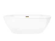 Wanna wolnostojąca corsan olvena 170 korek klik-klak szczotkowane złoto