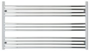 Grzejnik łazienkowy Sunerzha Bohemia L 60x110cm stal polerowana