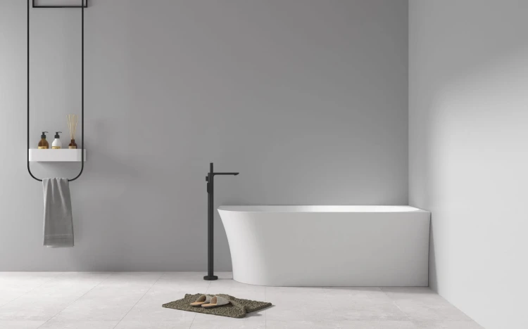 Wanna wolnostojąca narożna EMPORIA MOLLY 150x78x60 prawa