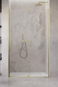 Drzwi prysznicowe Furo Brushed Gold DWJ Radaway prawe złote