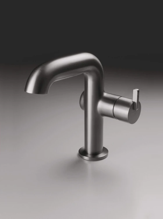 Bateria umywalkowa stojąca Silia Deante titanium