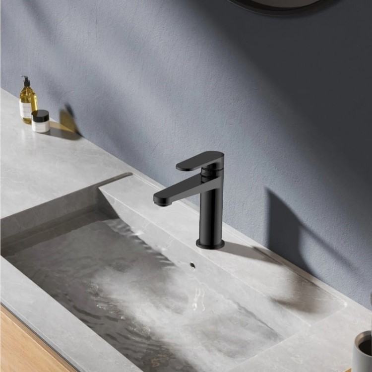 Bateria umywalkowa Cetus Matt Black Lavita