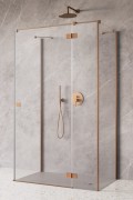 Kabina przyścienna Radaway Essenza Brushed Copper KDJ+S prawa