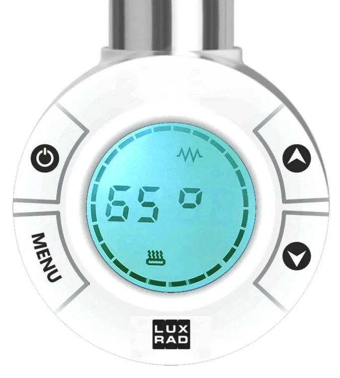 Grzejnik wodno-elektryczny Solis Elektro biały 180x44,5 Luxrad