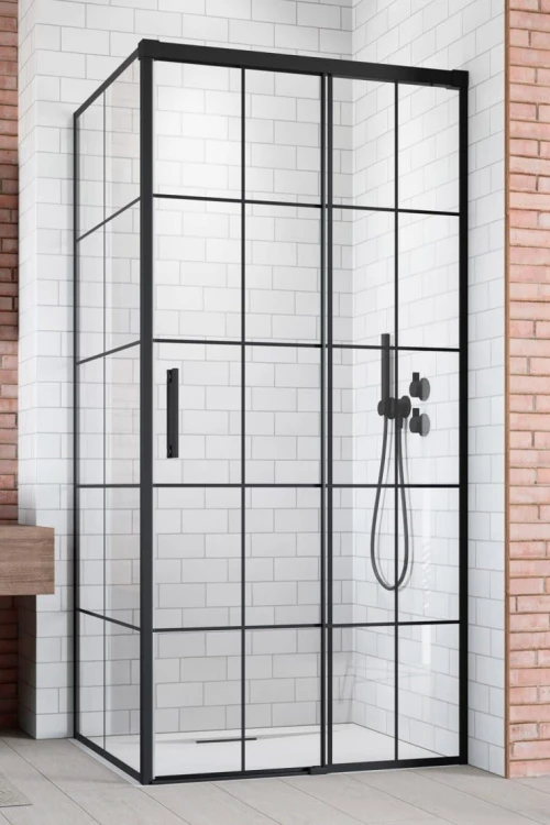 Kabina prysznicowa Idea Black KDJ Factory Radaway prawa