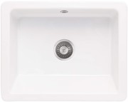 Zlewozmywak ceramiczny 1-komorowy farmhouse Sabor Deante biały