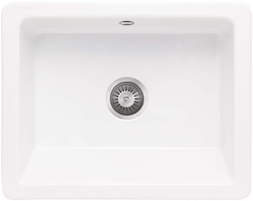 Zlewozmywak ceramiczny 1-komorowy farmhouse Sabor Deante biały