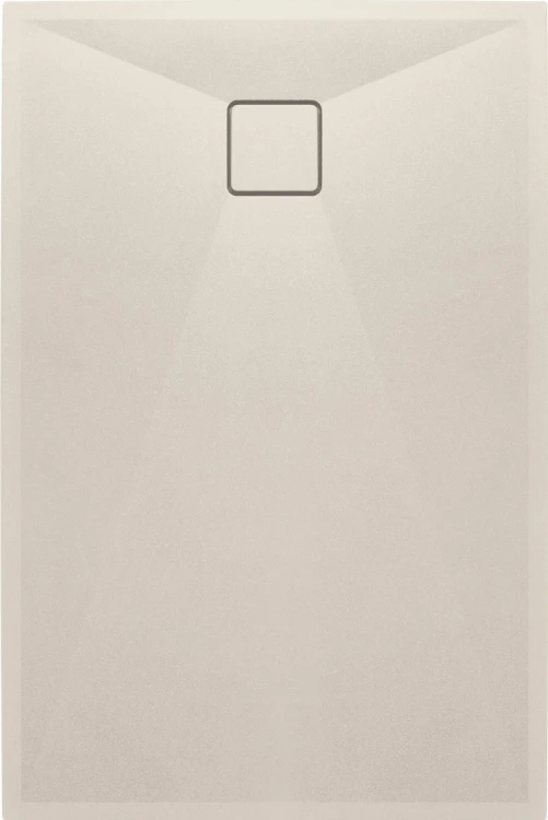 Brodzik granitowy prostokątny 90x70 beżowy Correo Deante