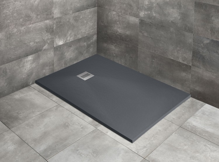 Brodzik prostokątny Kyntos F 150x80 antracytowy Radaway