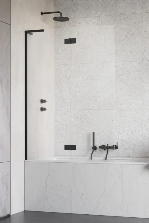 Parawan nawannowy Radaway Essenza 8 SL Black PND II lewy