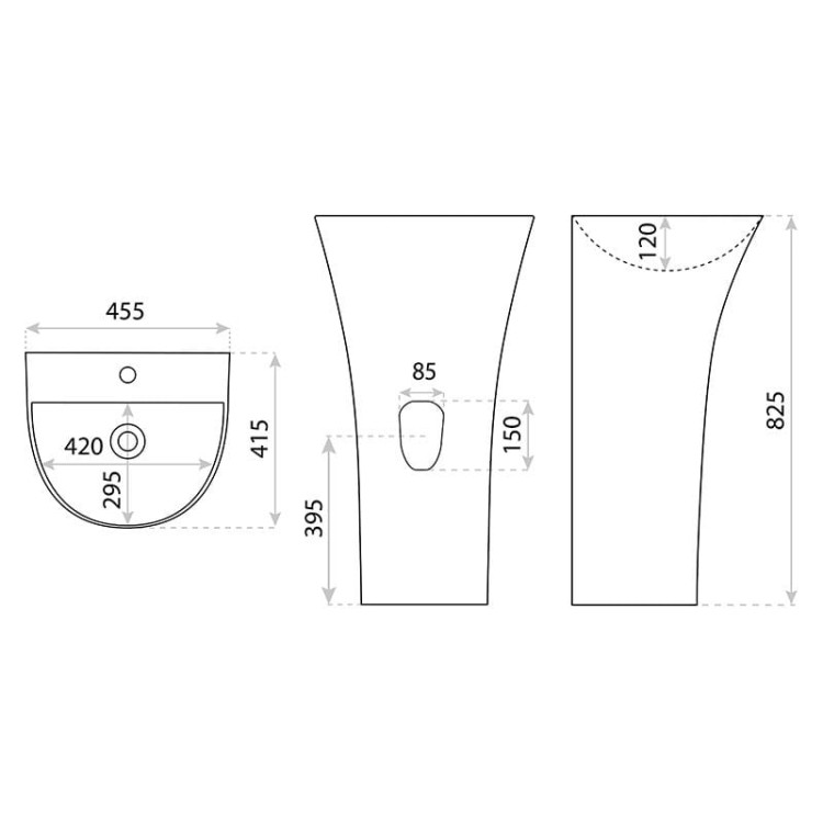 Umywalka stojąca Pera Lavita
