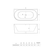 Wanna wolnostojąca przyścienna narożna Caldera 1600 lewa Lavita