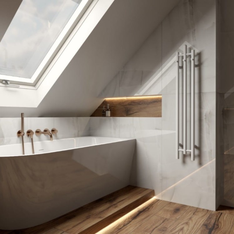 Grzejnik łazienkowy Calentador White 1620 Lavita