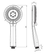 Zestaw prysznicowy złoty Arnika Deante NQAZ41K