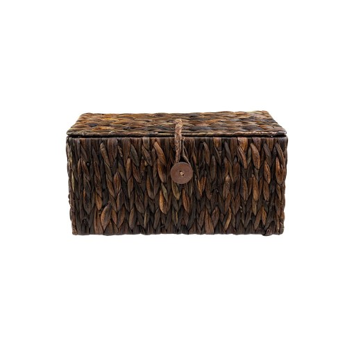 Skrzynia z hiacyntu wodnego nataria 418m brąz 50x30x30cm koszoplotka