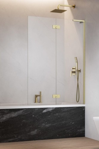 Parawan nawannowy Radaway Essenza 8 SL Brushed Gold PND II prawy