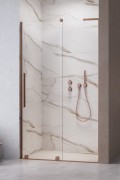 Drzwi prysznicowe Furo SL Brushed Copper DWJ Radaway prawe miedź