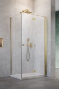 Kabina prysznicowa Radaway Nes Brushed Gold KDJ B prawa