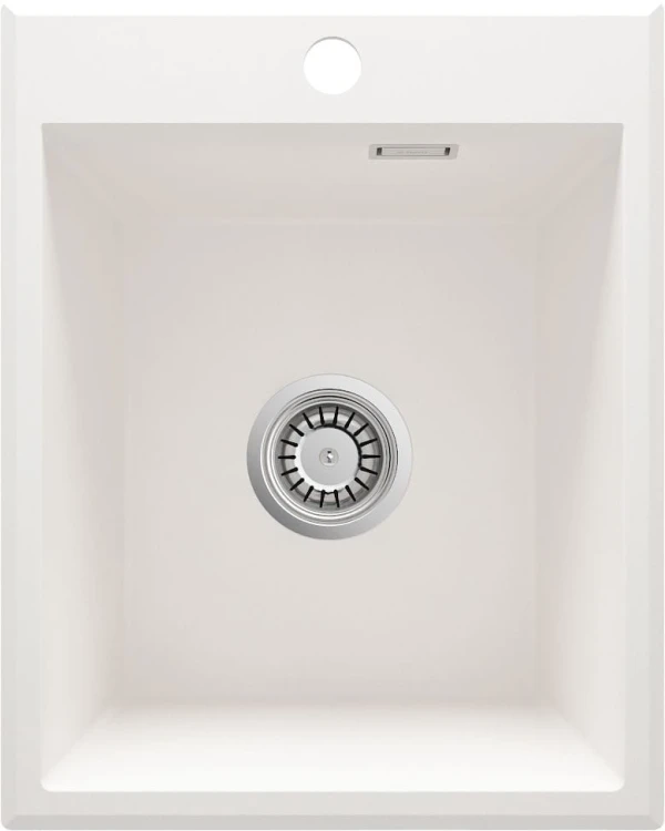 Zlewozmywak granitowy 1-komorowy bez ociekacza - alabaster Deante Eridan